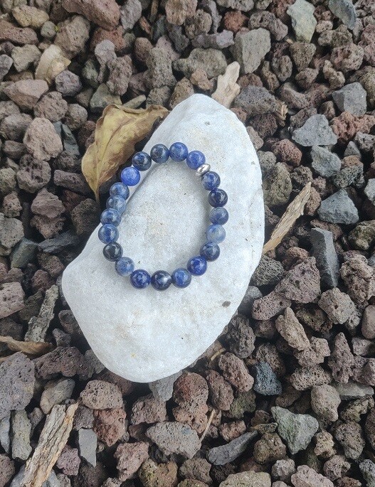 Bracelet sodalite ou Bracelet howlite