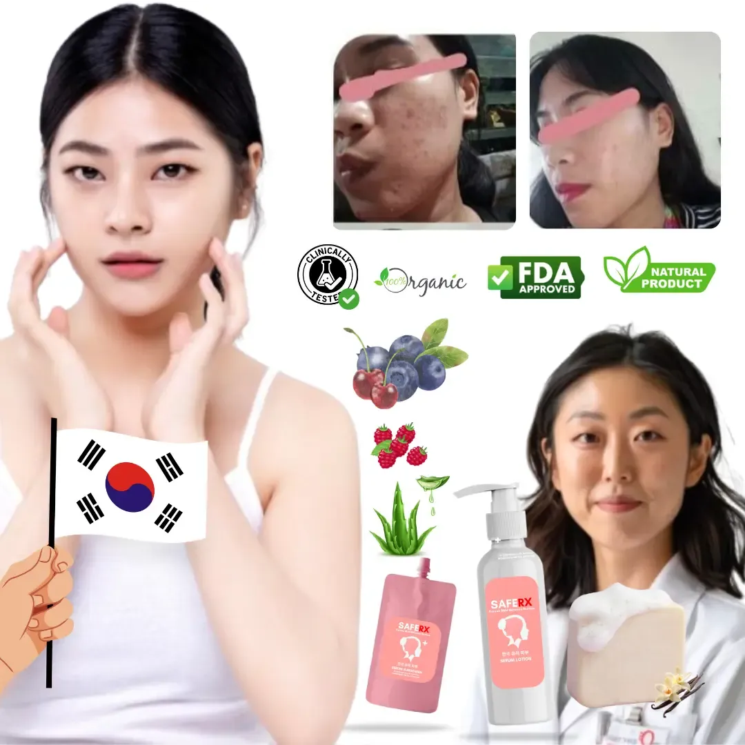 Saferx™ Korean Skin Sunscreen, Body Sunscreen Lotion, Serum Soap | FREE TRIAL KOREAN SUNCARE KIT by SAFERX KOREA | Customized Formula and Packaging | Safe and Effective Ingredients | FDA Approved