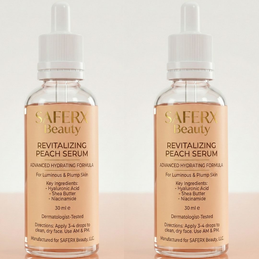 SAFERX Beauty Premium Revitalizing Peach Serum | For visibly firmer and radiant skin in just 2 weeks | FDA Approved | Made in Korea