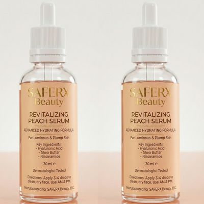 SAFERX Beauty Premium Revitalizing Peach Serum | For visibly firmer and radiant skin in just 2 weeks | FDA Approved | Made in Korea