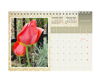 Calendário de Secretária 210x150mm 12 páginas