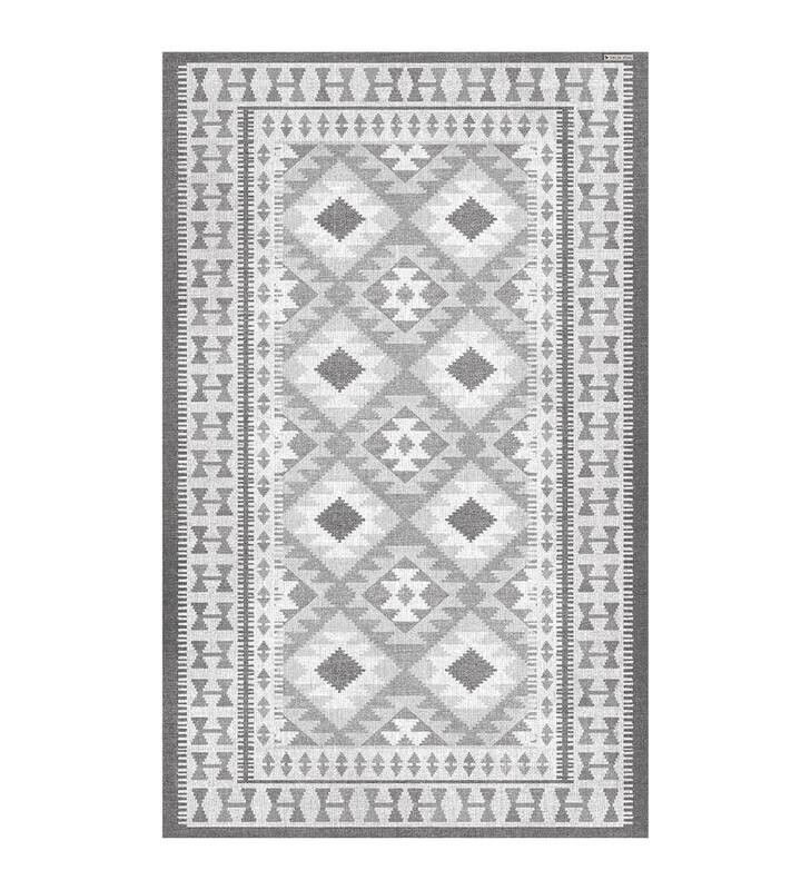 Maimana Grey Vinyl-Teppich