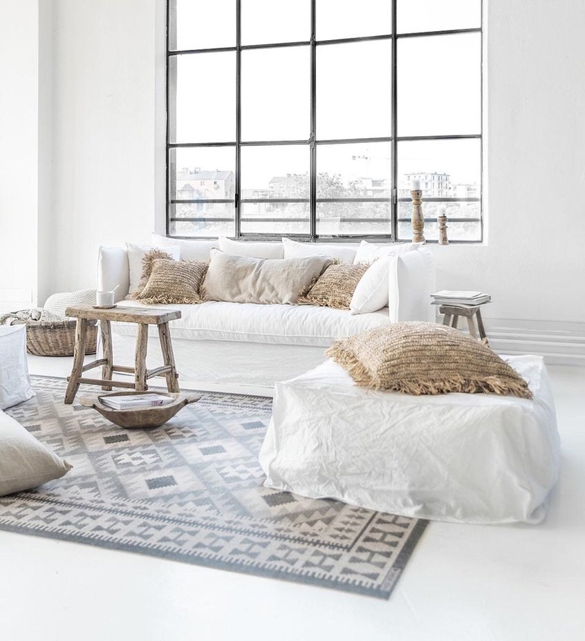 Maimana Grey Vinyl-Teppich