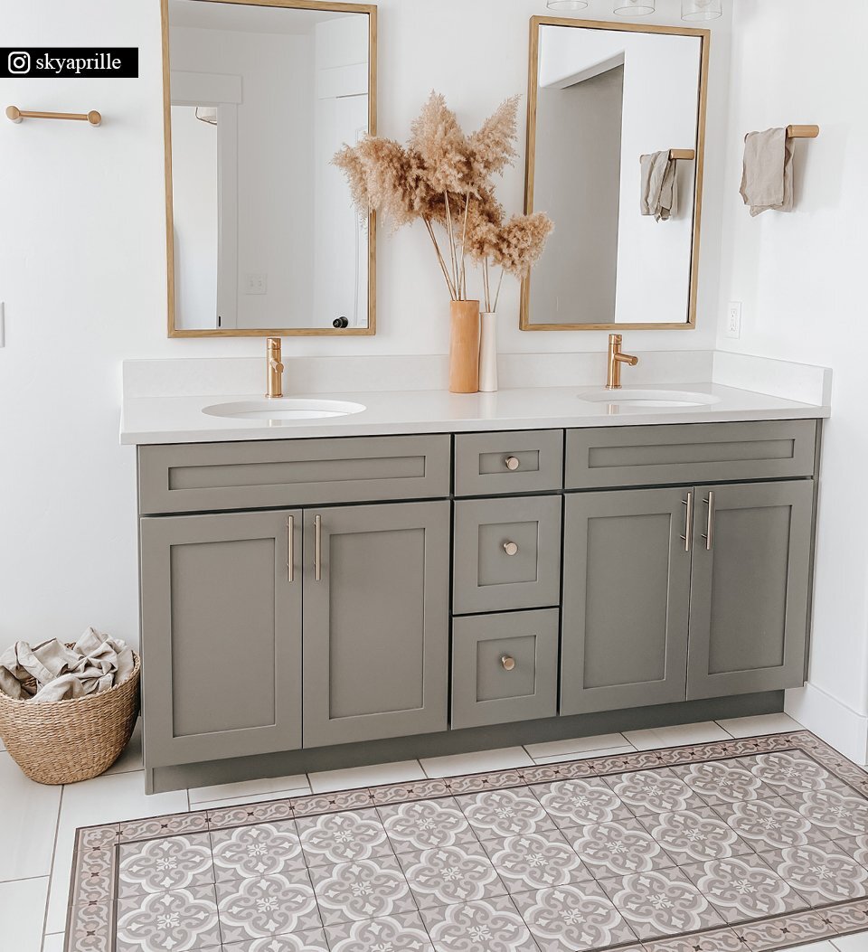 Noel Snow Flake Concrete Vinyl-Teppich