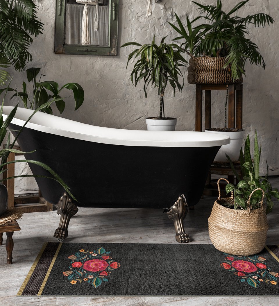 Frida Flower Vinyl-Teppich