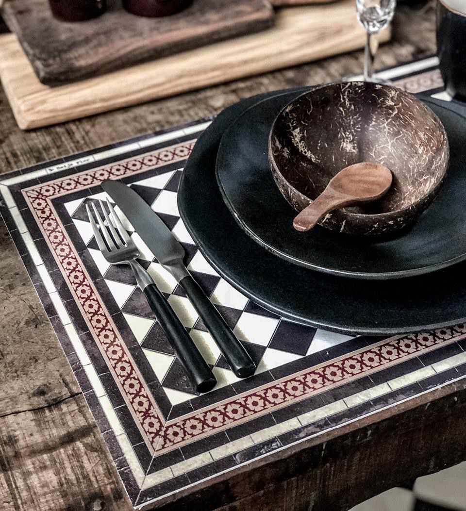 Vinyl-Tischset Damka Classic Antique