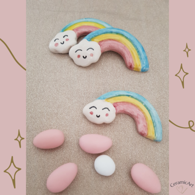 Arcobaleno in ceramica