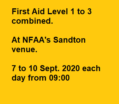 First Aid Level 1 to 3 Combined First Aid Level 1 to 3 Combined