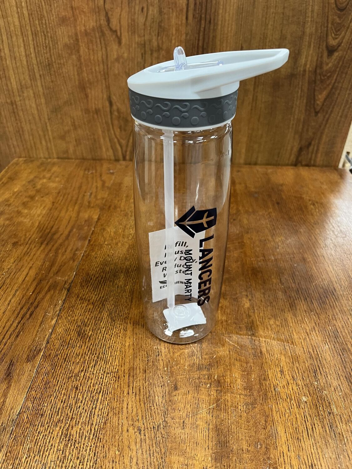 Clear Water Bottle Straw