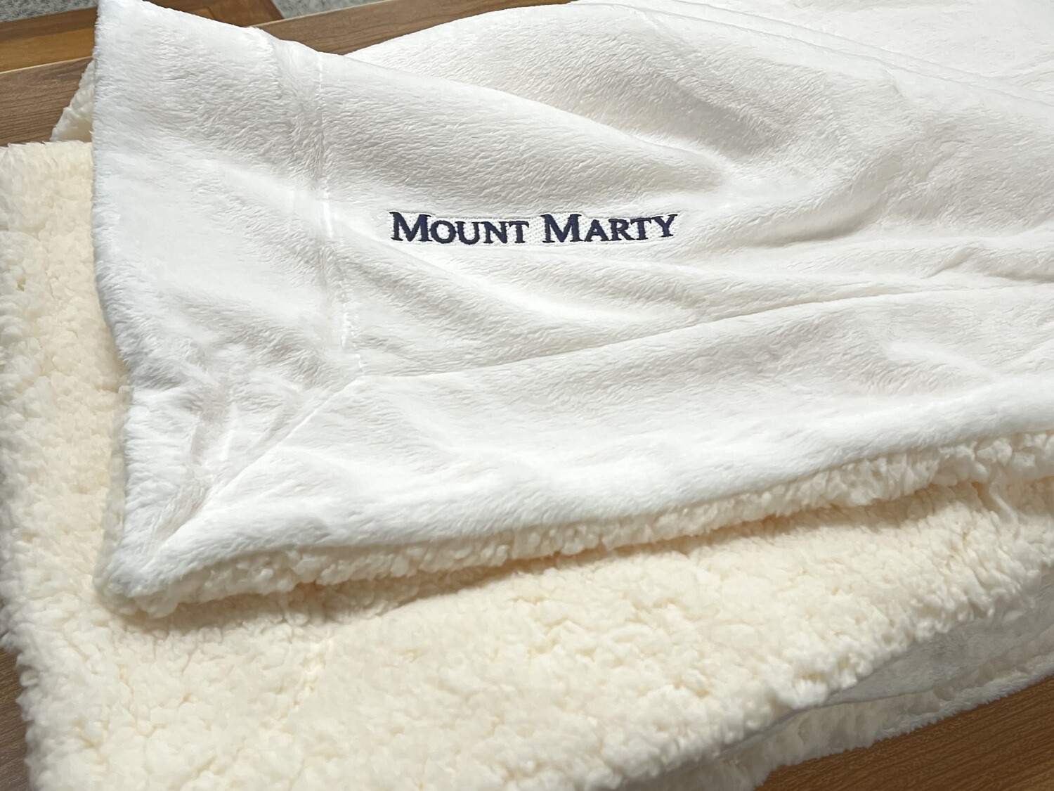 Mount Marty Cream Blanket