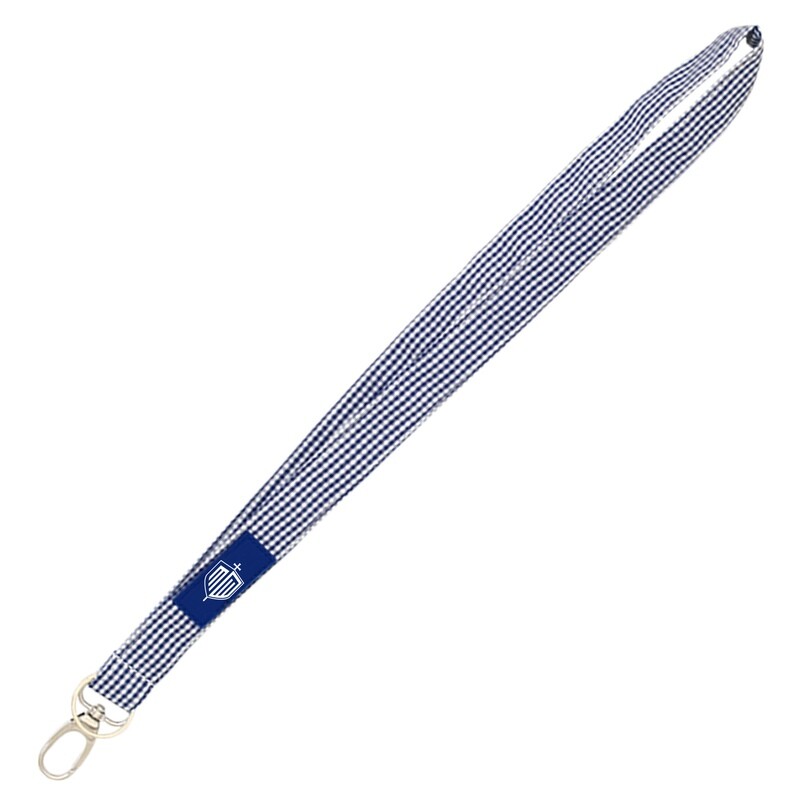 Navy Patch Lanyard