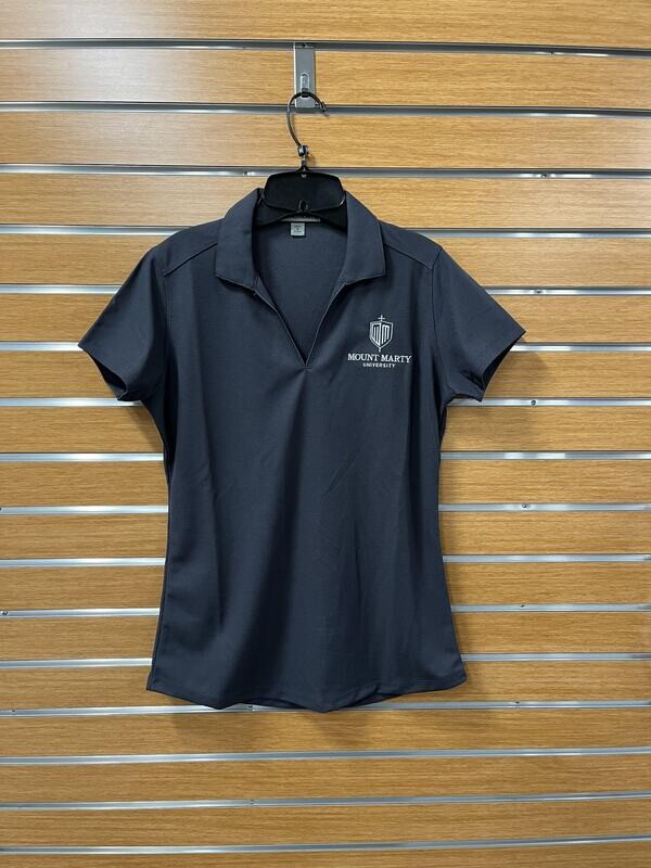 Port Authority Womens Gray Vneck Polo