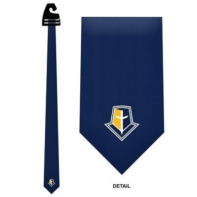 Tie With Embroidered Lancer Logo