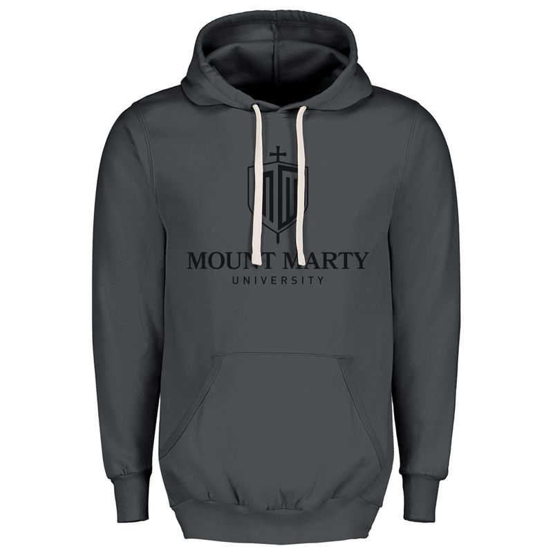 MMU Vintage Fleece Hood Charcoal