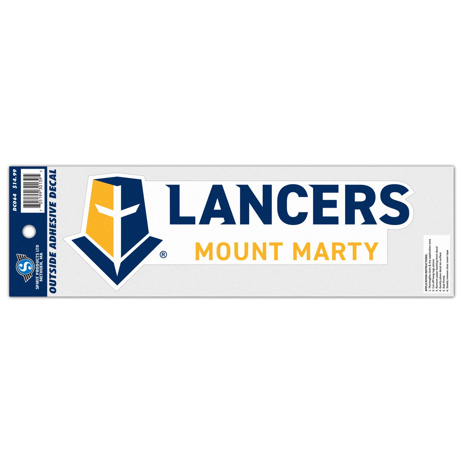 Lancers Outside Decal