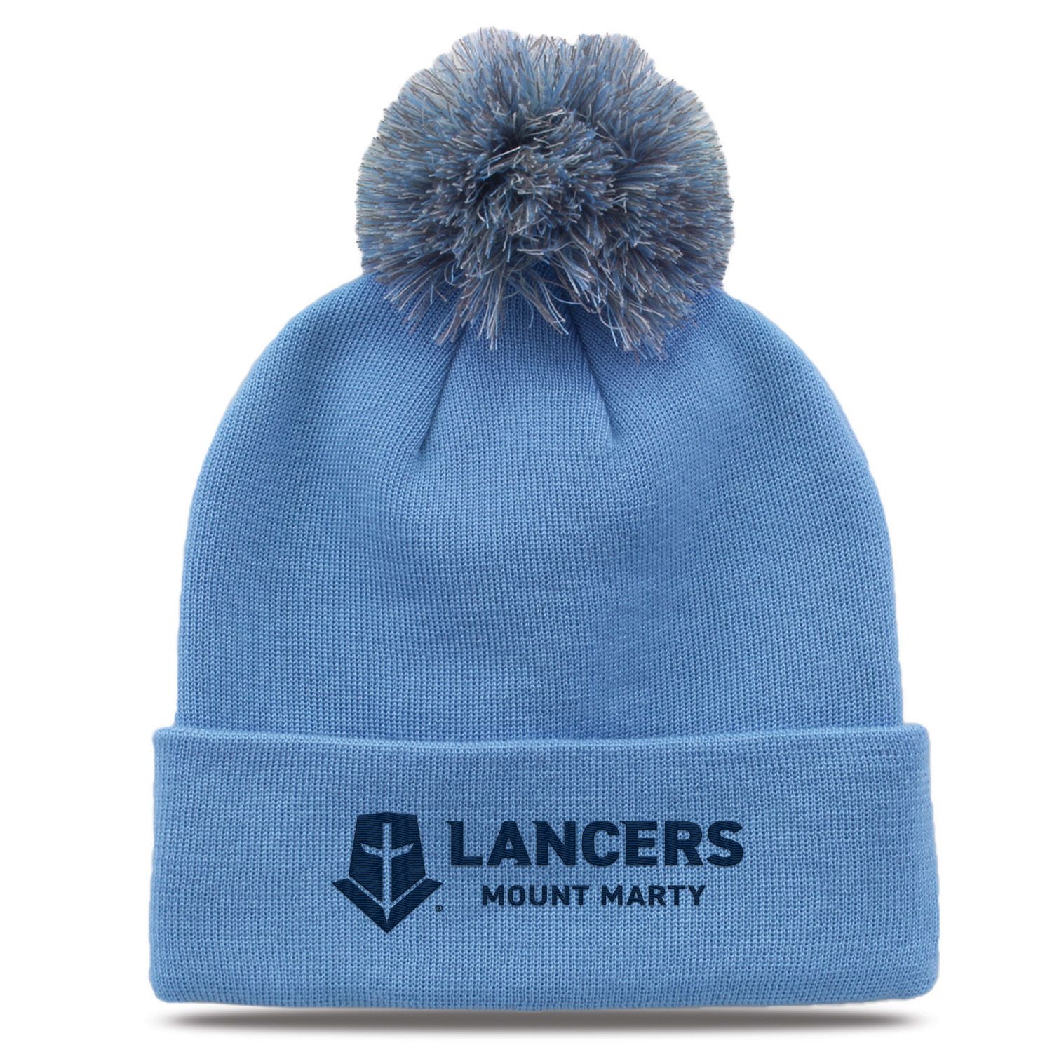Lancers Roll Up Pom Lt Blue