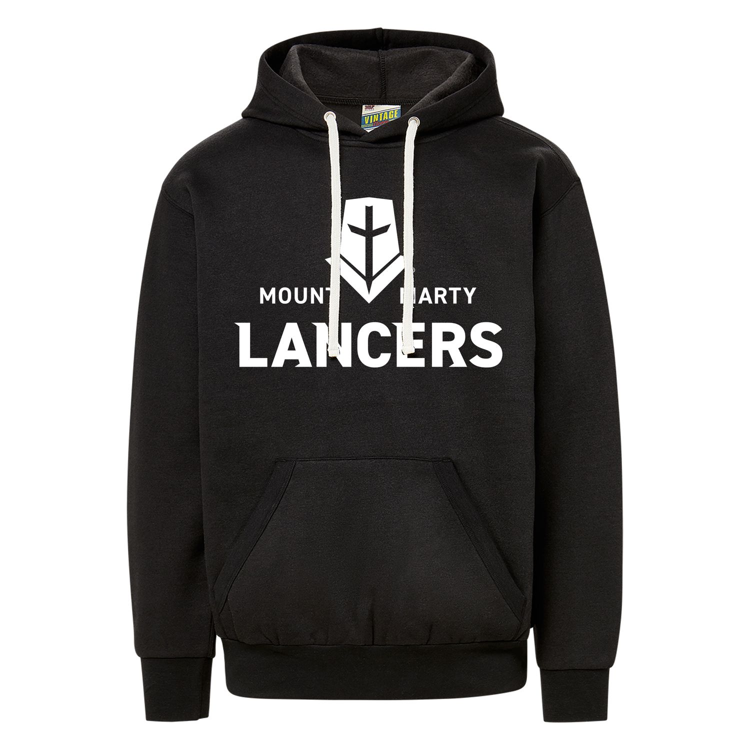Lancers Vintage Hoodie Black/White