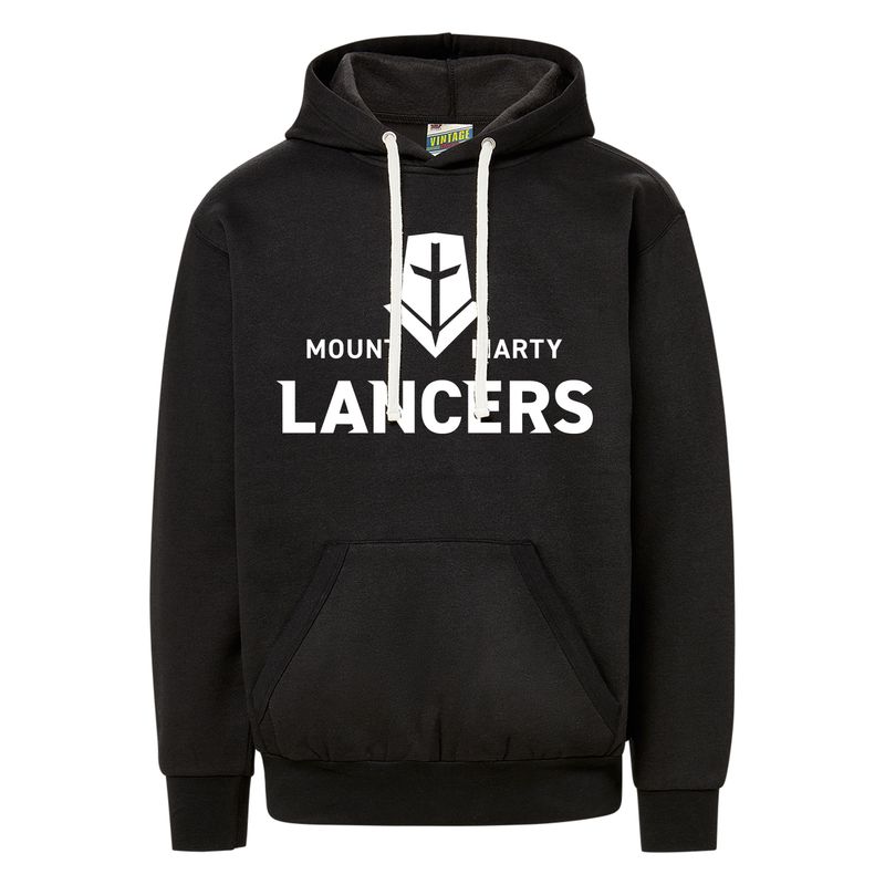 Lancers Vintage Hoodie Black/White