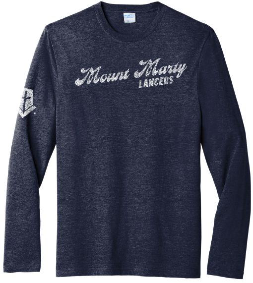 Lancers LS Hthr Nvy Tee