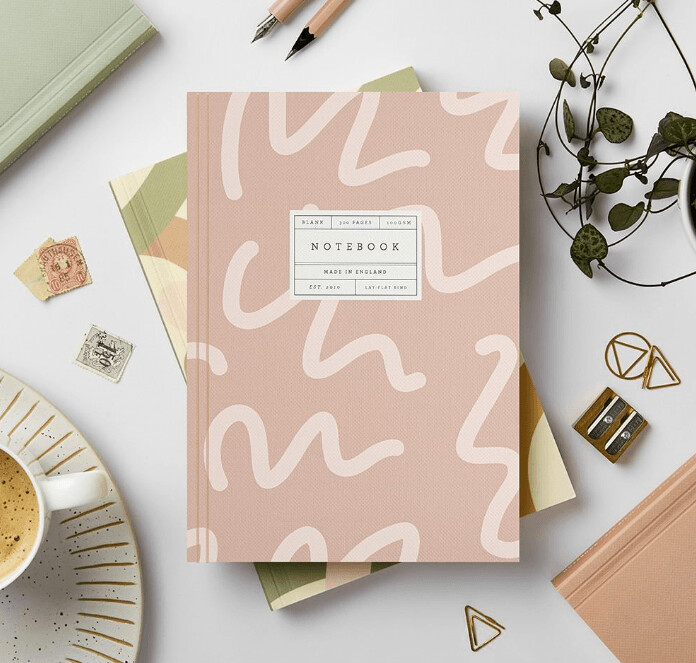 Printed Lay Flat Notebook