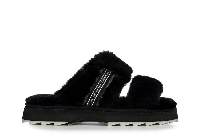 EMU Wobbegong Slippers - Black