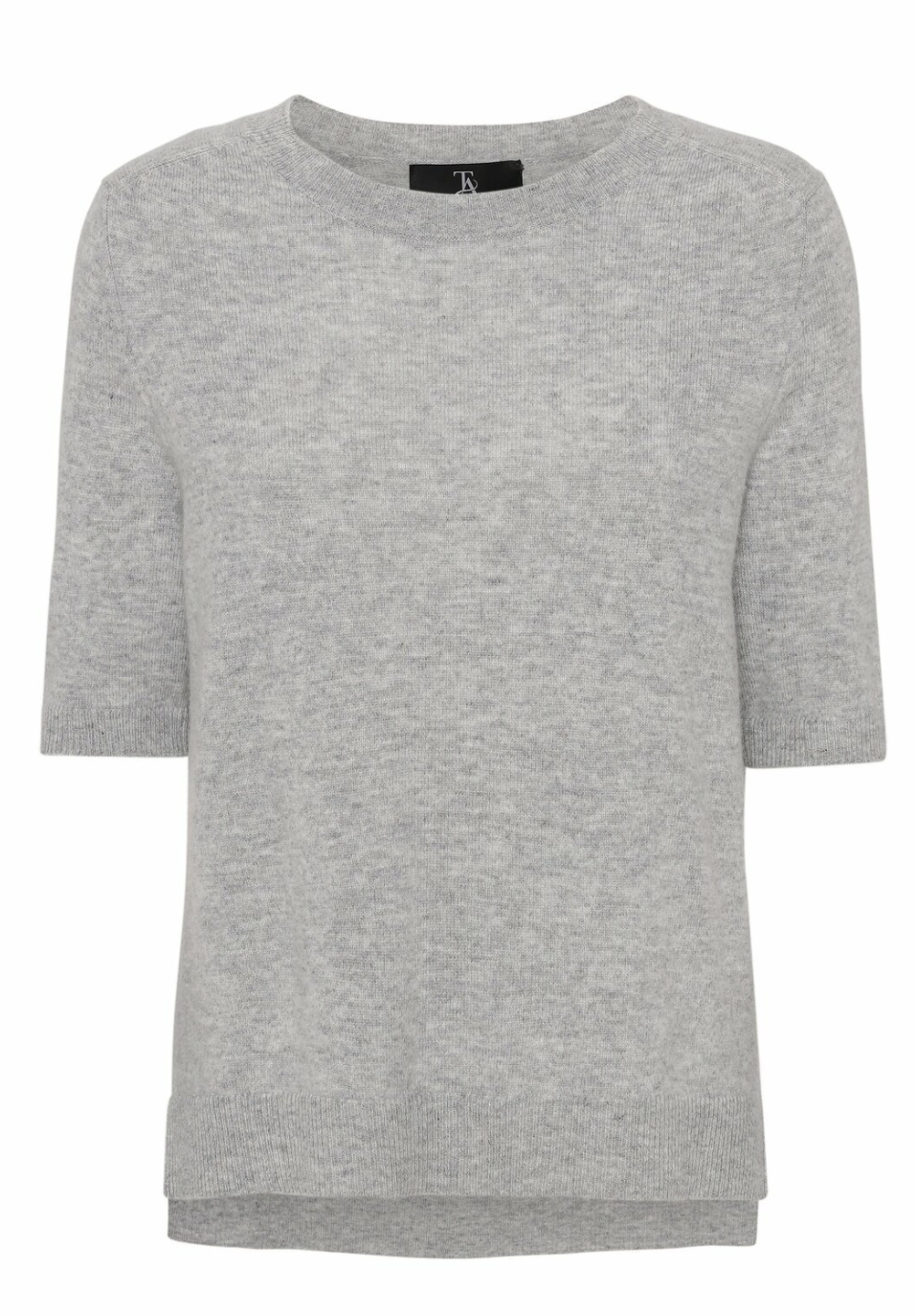 Louisa Short Sleeve - Light Grey Melange