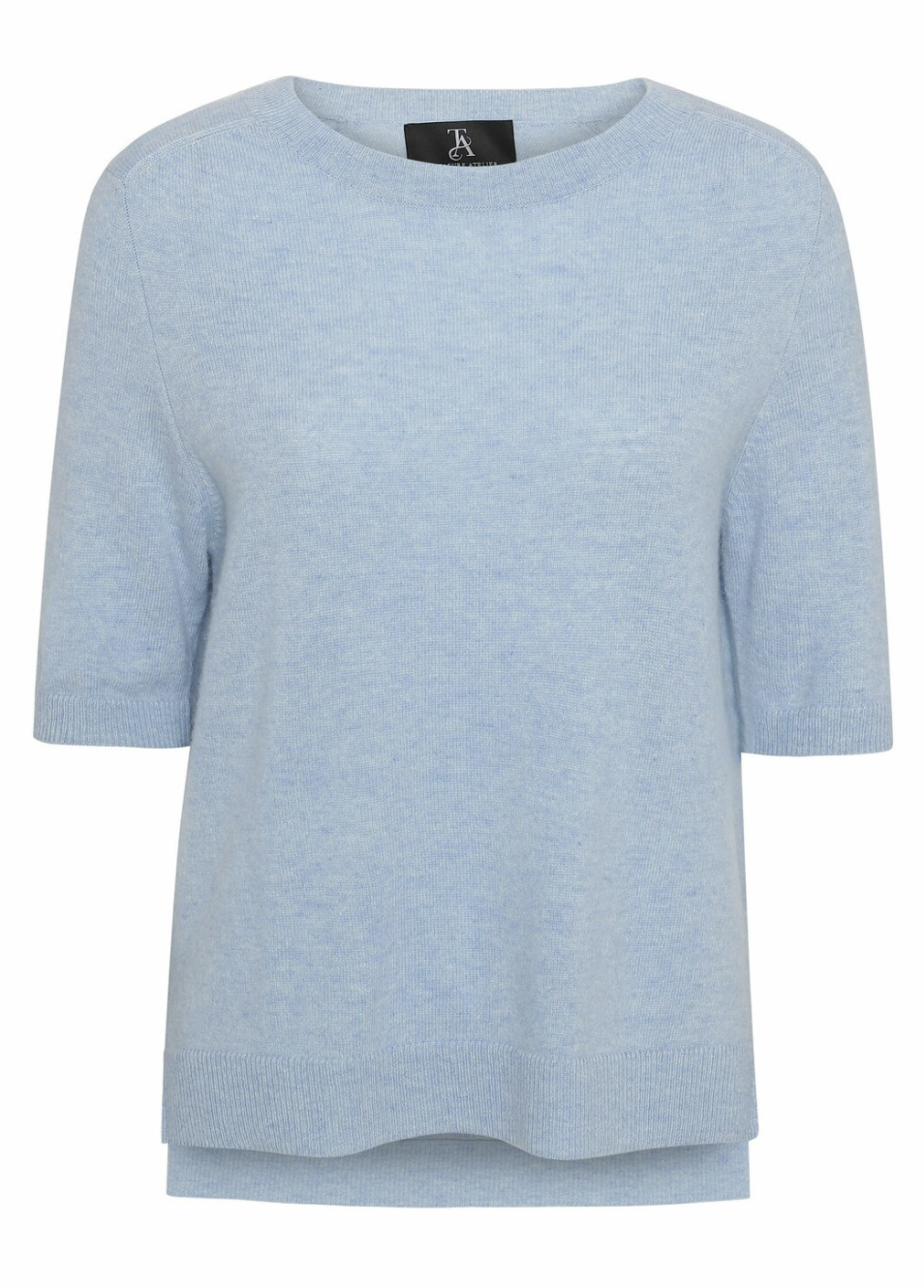Louisa Short Sleeve - Light Blue Melange