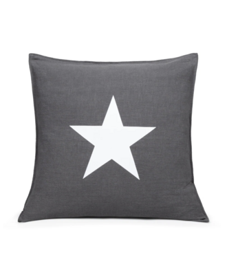Square Cushion | Ramie Cotton | Charcoal | Star