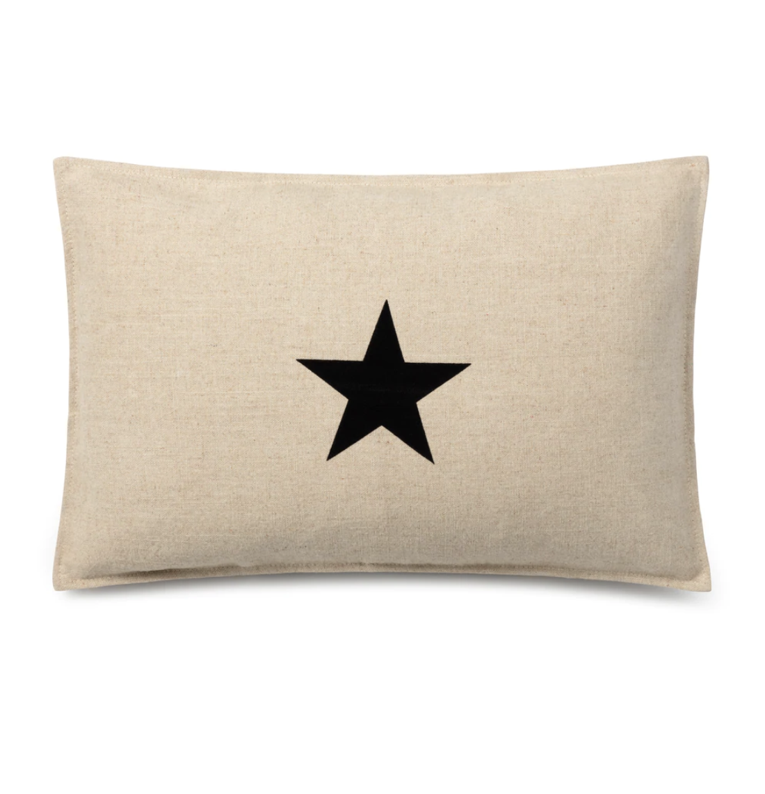Oblong Cushion | Ramie Cotton | Natural | Star
