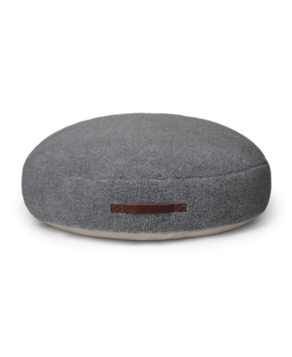 Giant Round Cushion | Grey Sherpa