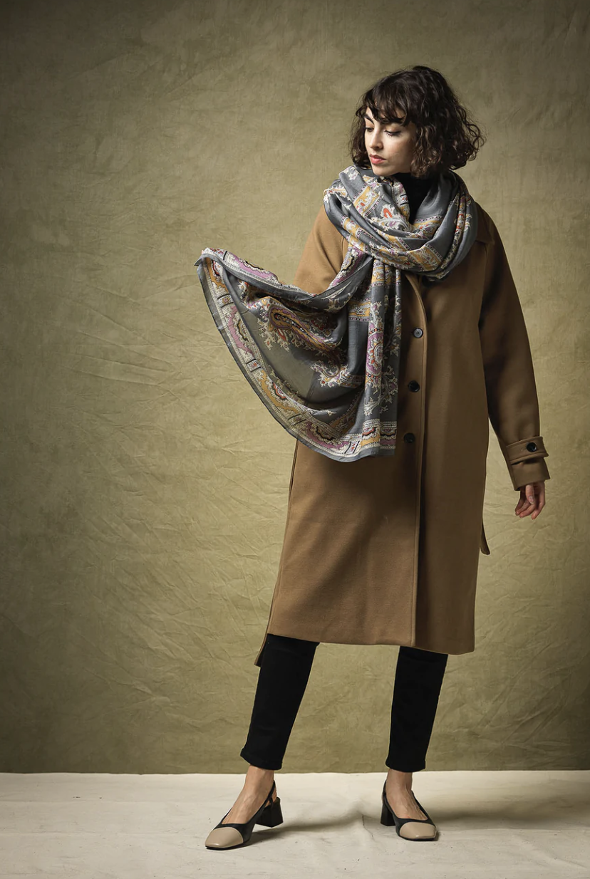 Handkerchief Grey Scarf
