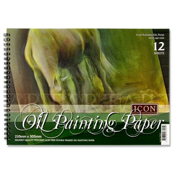Icon A4 Oil Painting Sketch Pad (240gsm)