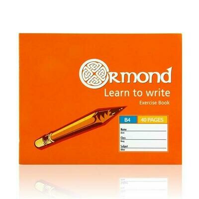 Ormond B4 Learn to Write Copybook (40 Pages)