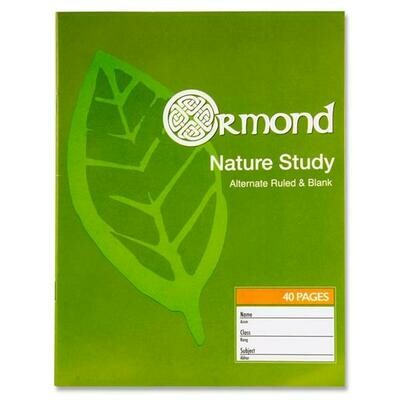Ormond Nature Study Copybook (40 Pages)