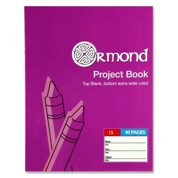 Ormond No. 15 Project Book (40 Pages)