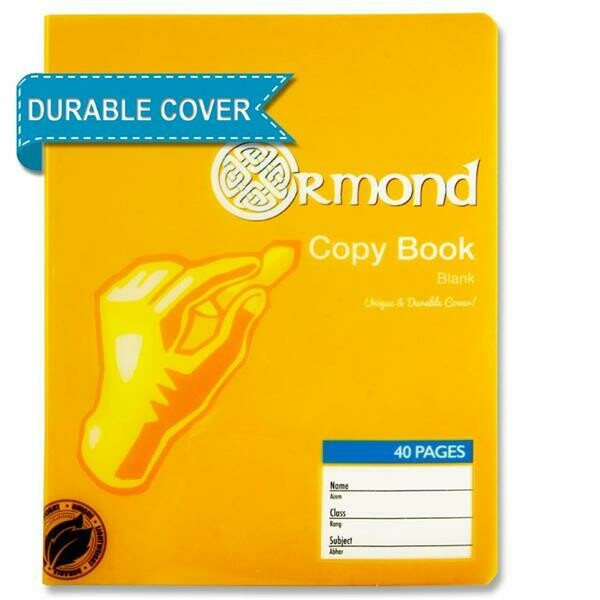 Durable Ormond Blank Copybook (40 Pages)