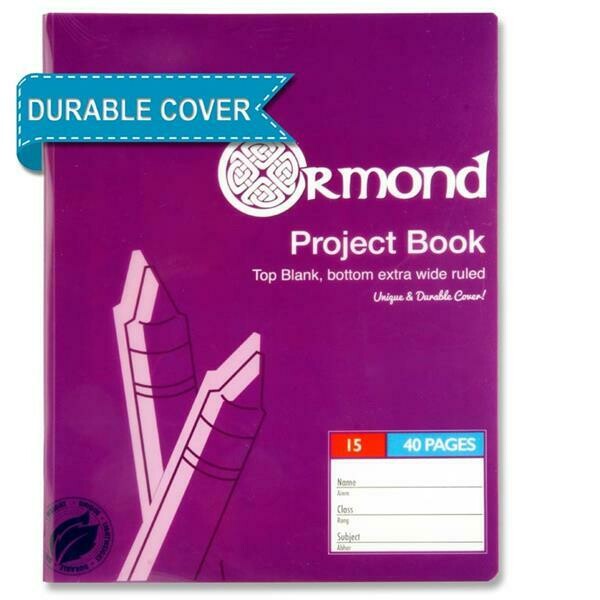 Durable Ormond No. 15 Project Book (40 Pages)