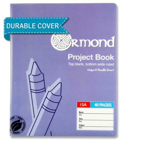 Durable Ormond No. 15A Project Book (40 Pages)