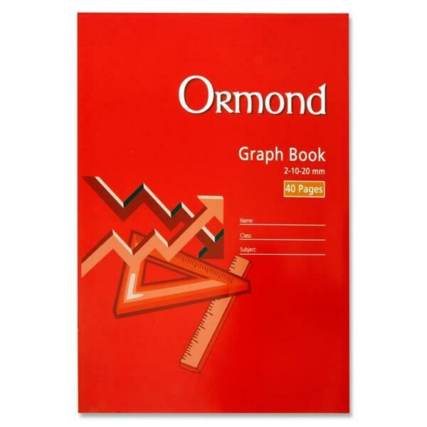 Ormond A4 Graph Book (40 Pages)
