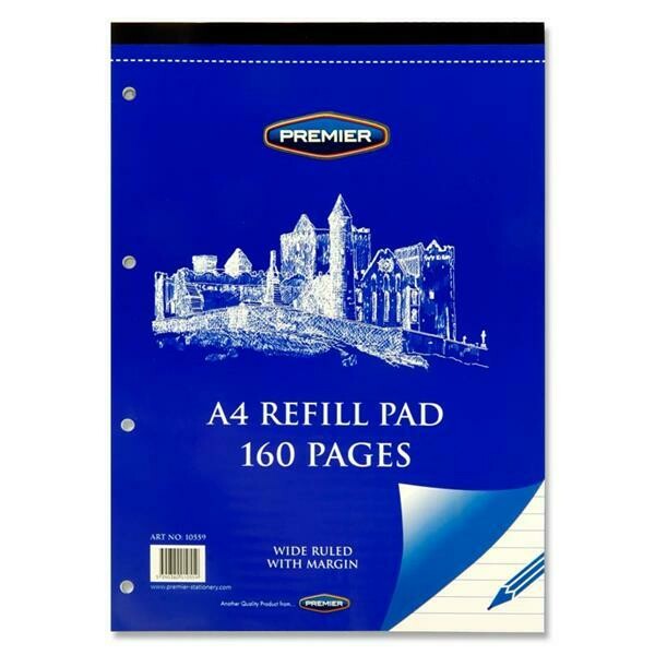 Premier A4 Top Bound Refill Pad (160 Pages)