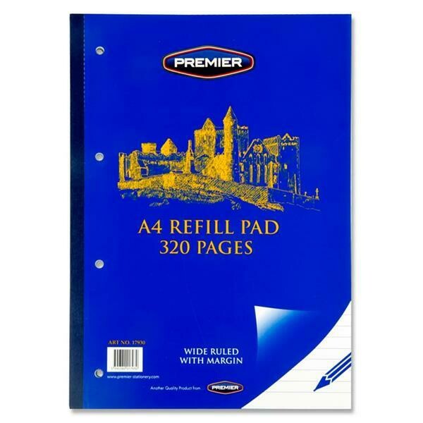 Premier A4 Side Bound Refill Pad (320 Pages)