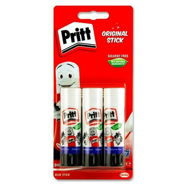 Pritt 22g Glue Stick (Pkt 3)