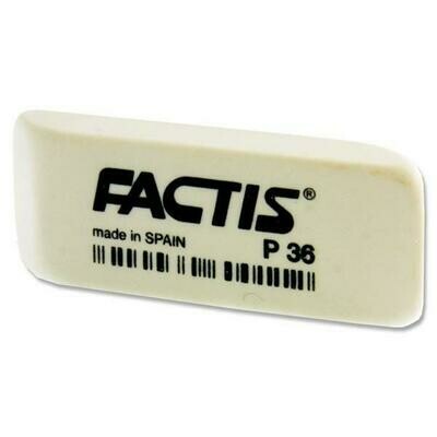 Milan Factis White Eraser