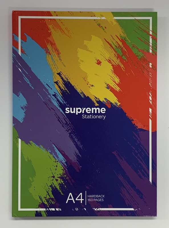 Supreme A4 Rainbow Hardback Book (160 Pages)