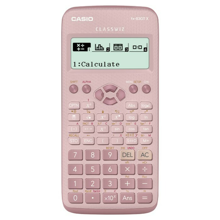 Casio fx-83GTX Pink Scientific Calculator