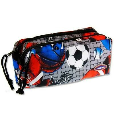 Premier Sports Double Zip Pencil Case
