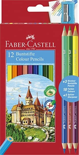 Faber Castell Colouring Pencils (Pkt 12)