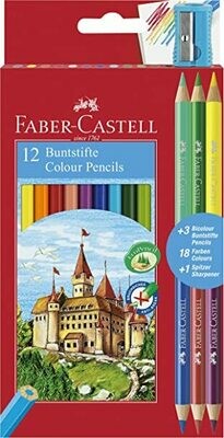 Faber Castell Colouring Pencils (Pkt 12)