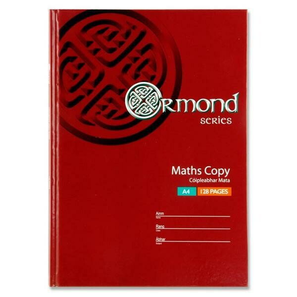 Ormond Hardback A4 Maths Copy (128Pages)