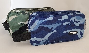 Camouflage Double Zip Pencil Case
